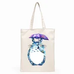 Tote Bag Totoro Abstrait