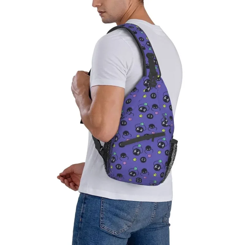 Sac Poitrine Totoro Noiraudes Mauve – Image 4
