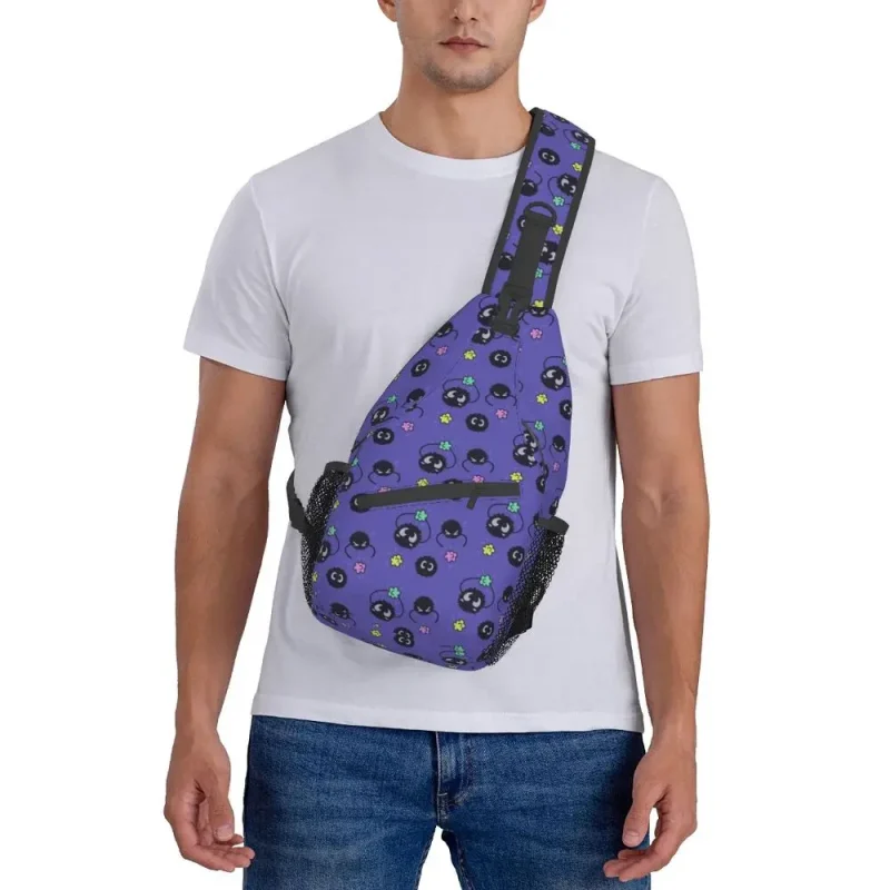 Sac Poitrine Totoro Noiraudes Mauve – Image 3