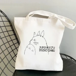 Tote Bag Ghibli Blanc