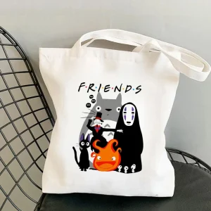 Tote Bag Ghibli Friends