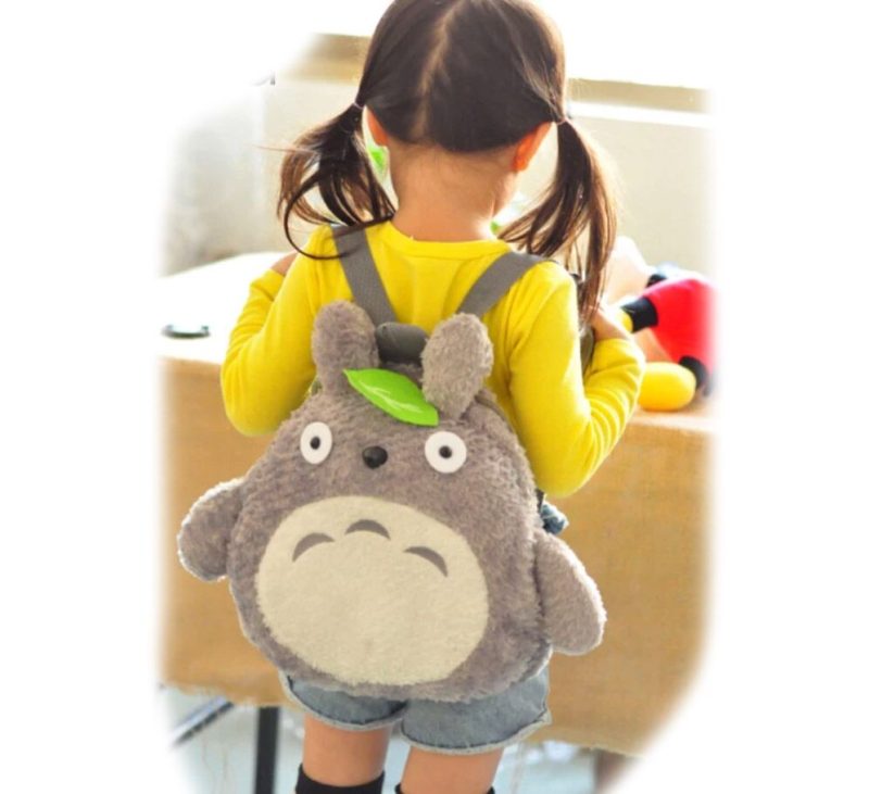 Sac à Dos Peluche Totoro Feuille – Image 2