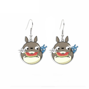 Boucles d'oreilles Totoro Pastèque