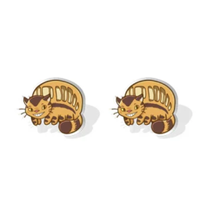 Boucles d'oreilles Totoro Chat Bus