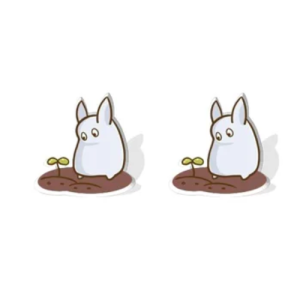 Boucles d'oreilles Totoro Chibi