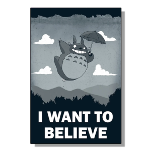 Poster Totoro Volant