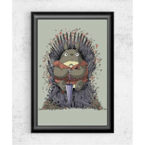 Poster Totoro Moyen-Age