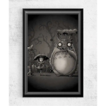 Poster Totoro Horreur
