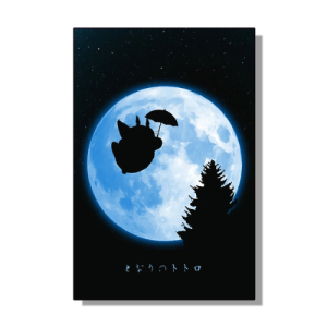 Affiche Totoro Japonais