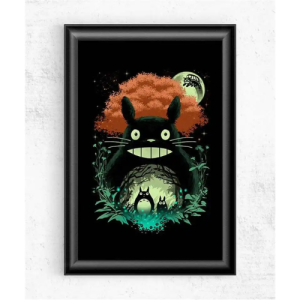 Poster Totoro Nuit