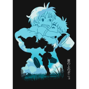 Poster Ponyo Japonais
