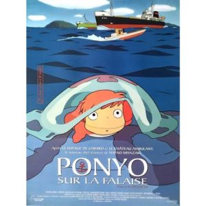 Poster Ponyo Sur La Falaise