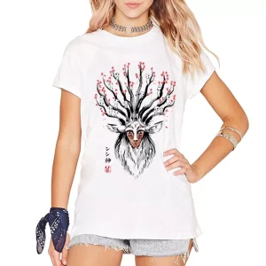 T-Shirt Princesse Mononoké Cerf