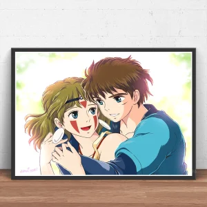 Poster Princesse Mononoké Amour