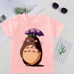 T-Shirt Totoro Rose Parapluie