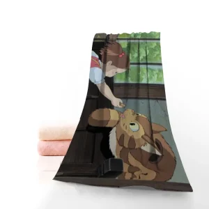Serviette Totoro Chat Bus