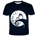T-Shirt Totoro Jack Skellington