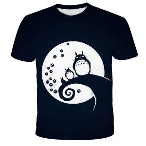 T-Shirt Totoro Jack Skellington