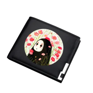 Portefeuille Ghibli Sans-Visage Fleurs
