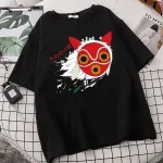 T-Shirt Oversize Princesse Mononoké Masquée