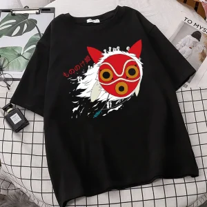 T-Shirt Oversize Princesse Mononoké Masquée