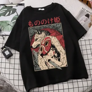 T-Shirt Oversize Princesse Mononoké Lame