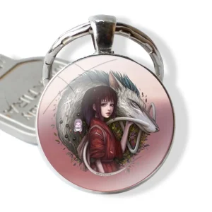 Porte-Clés Chihiro Haku Rose