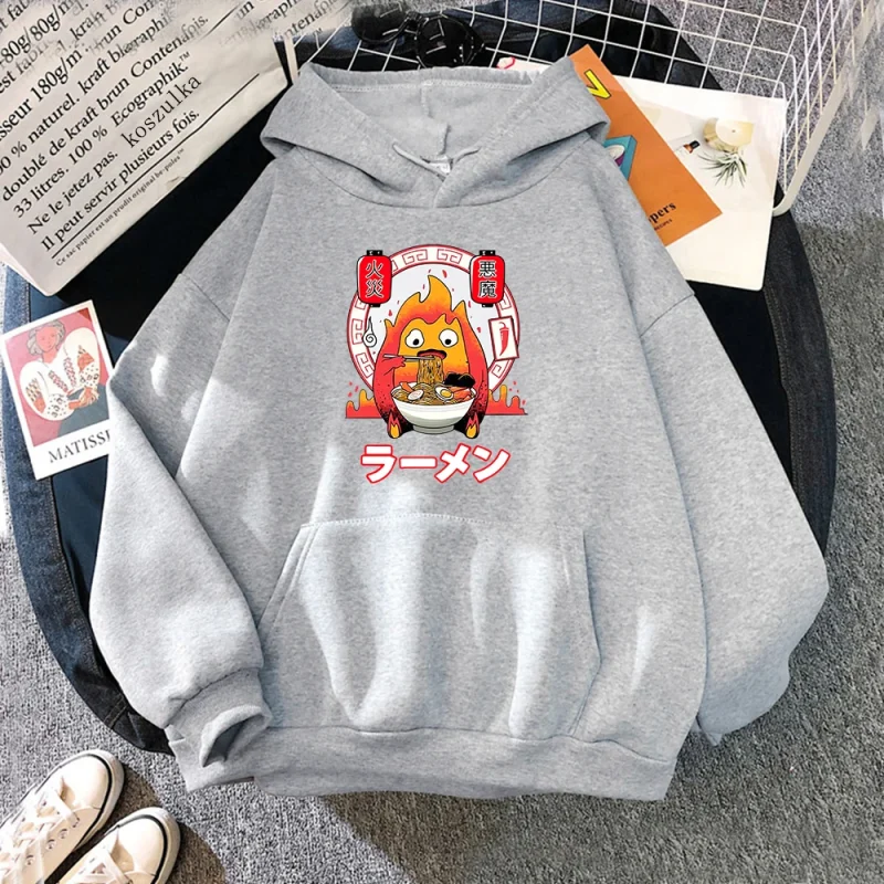Sweat Oversize Calcifer Ramen – Image 6