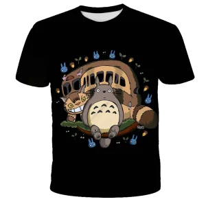 T-Shirt Totoro Chat Bus