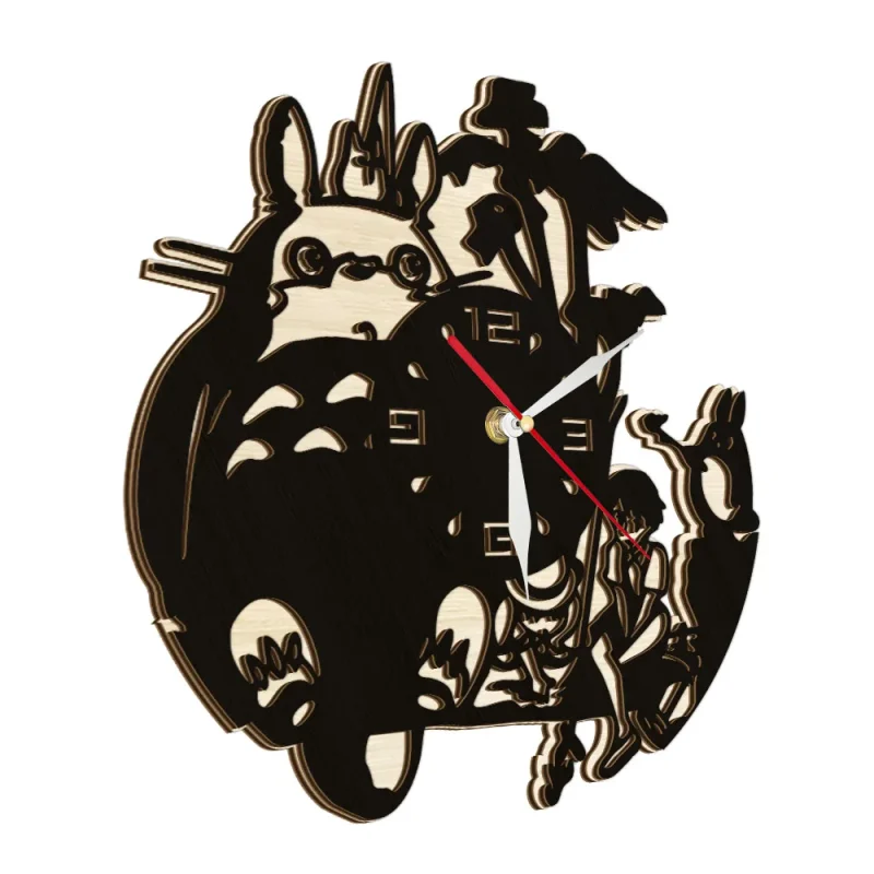 Horloge Totoro Bois – Image 7