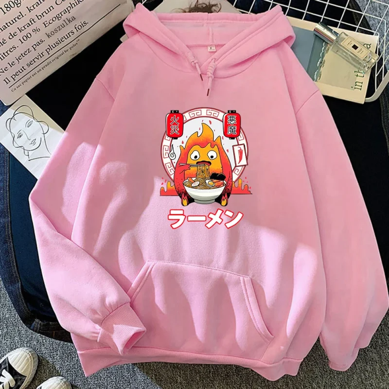 Sweat Oversize Calcifer Ramen – Image 3