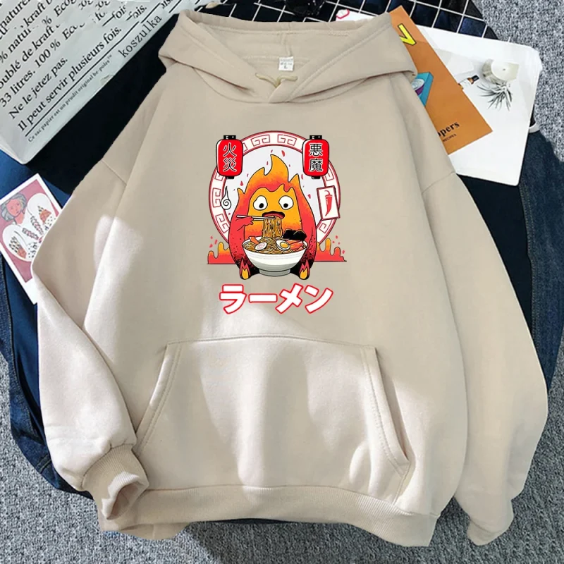 Sweat Oversize Calcifer Ramen – Image 10