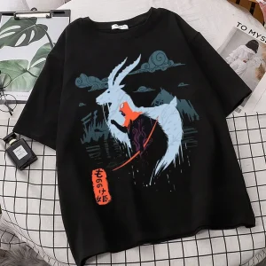 T-Shirt Oversize Princesse Mononoké Ashitaka