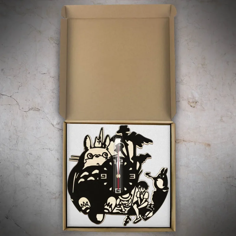 Horloge Totoro Bois – Image 5