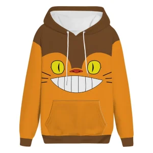 Sweat Enfant Totoro Chat Bus