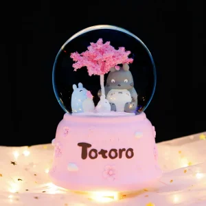 Boîte à Musique Totoro Rose
