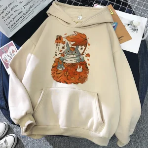 Sweat Totoro Feuilles