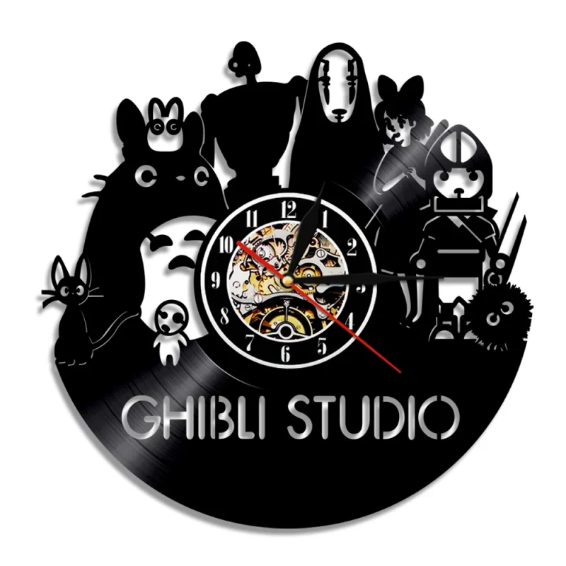 Horloge Vinyle Totoro Ghibli