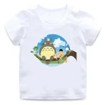T-Shirt Totoro Enfant Pêche