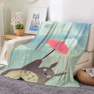 Plaid Totoro Parapluie