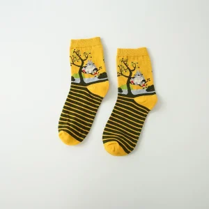 Chaussettes Totoro Pêche