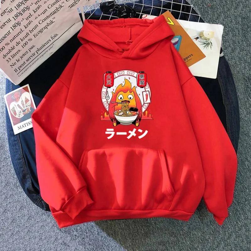 Sweat Oversize Calcifer Ramen – Image 7