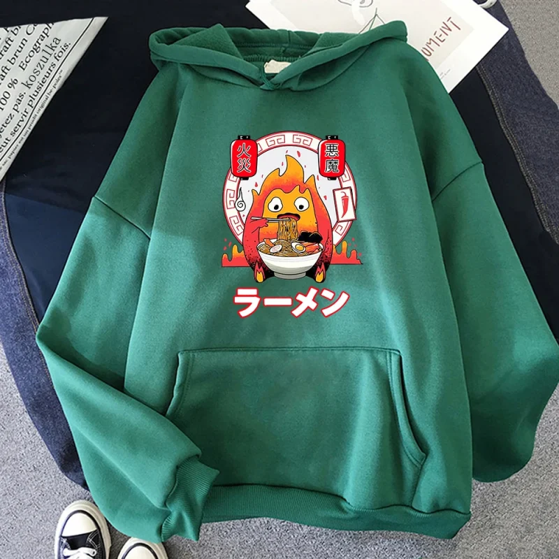Sweat Oversize Calcifer Ramen – Image 2