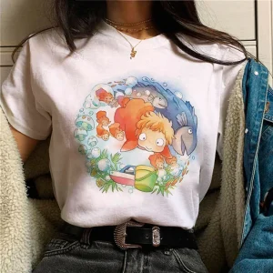 T-Shirt Ponyo Aquarelle
