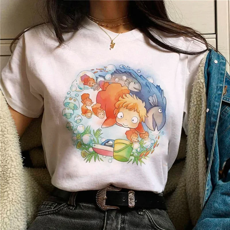 T-Shirt Ponyo Aquarelle