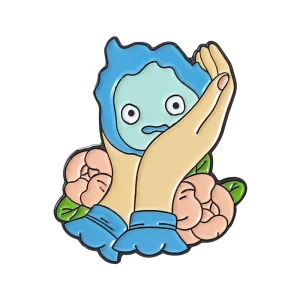 Pins Calcifer Bleu