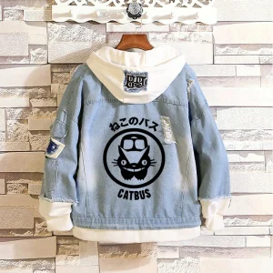 Veste Totoro Chat Bus