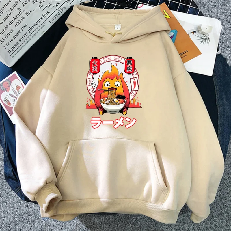 Sweat Oversize Calcifer Ramen – Image 4