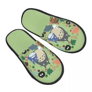 Pantoufle Totoro Verte