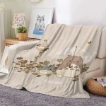 Plaid Totoro Pluie